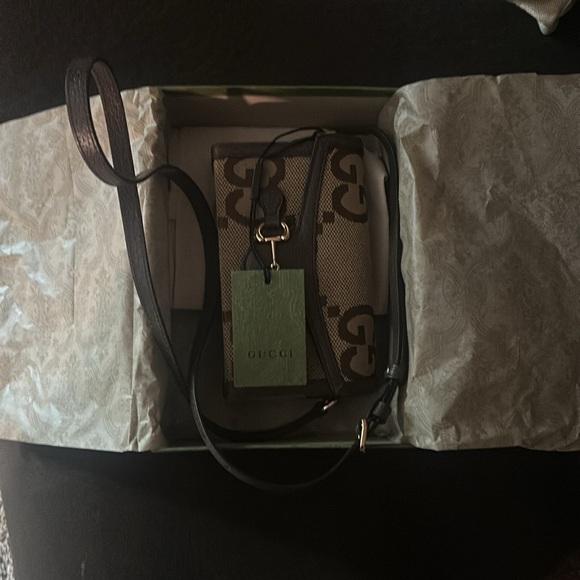 Brand new with tag Gucci Horsebit 1955 jumbo GG mini bag. - Picture 2 of 5